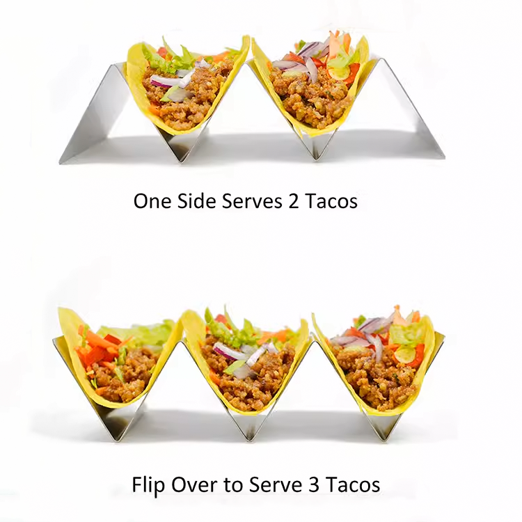 Taco Holder Stand Rack (Serve 2 - 3 Tacos)