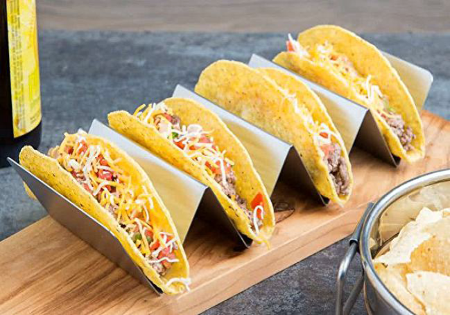 Taco Holder Stand Rack (Serve 3 - 4 Tacos)
