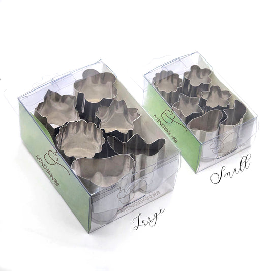 Stainless Steel Flower Shaped Cutter (6pcs)