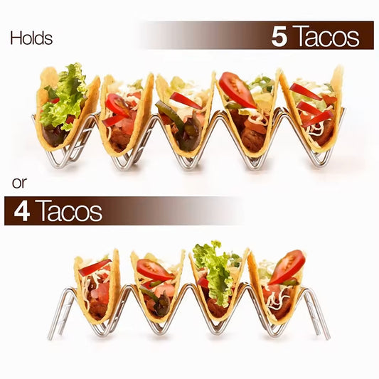 Taco Holder Stand Rack (Serve 4 - 5 Tacos)