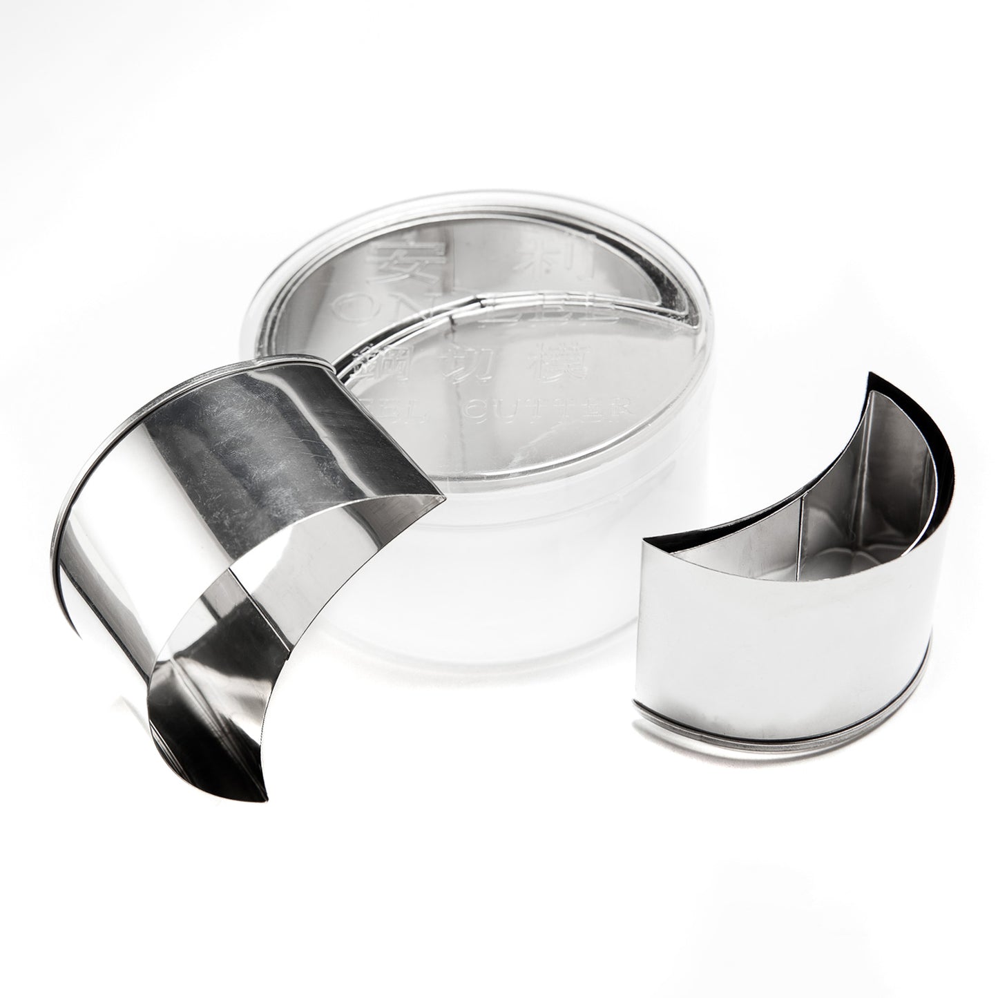 MOON SHAPE STAINLESS STEEL CUTTER (SET OF 6PCS)