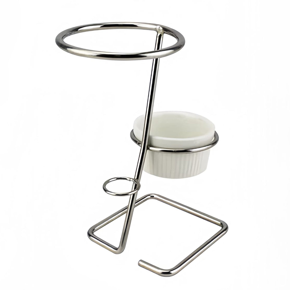 French Fries Stand Cone Basket Fry Holder with Sauce Dipper