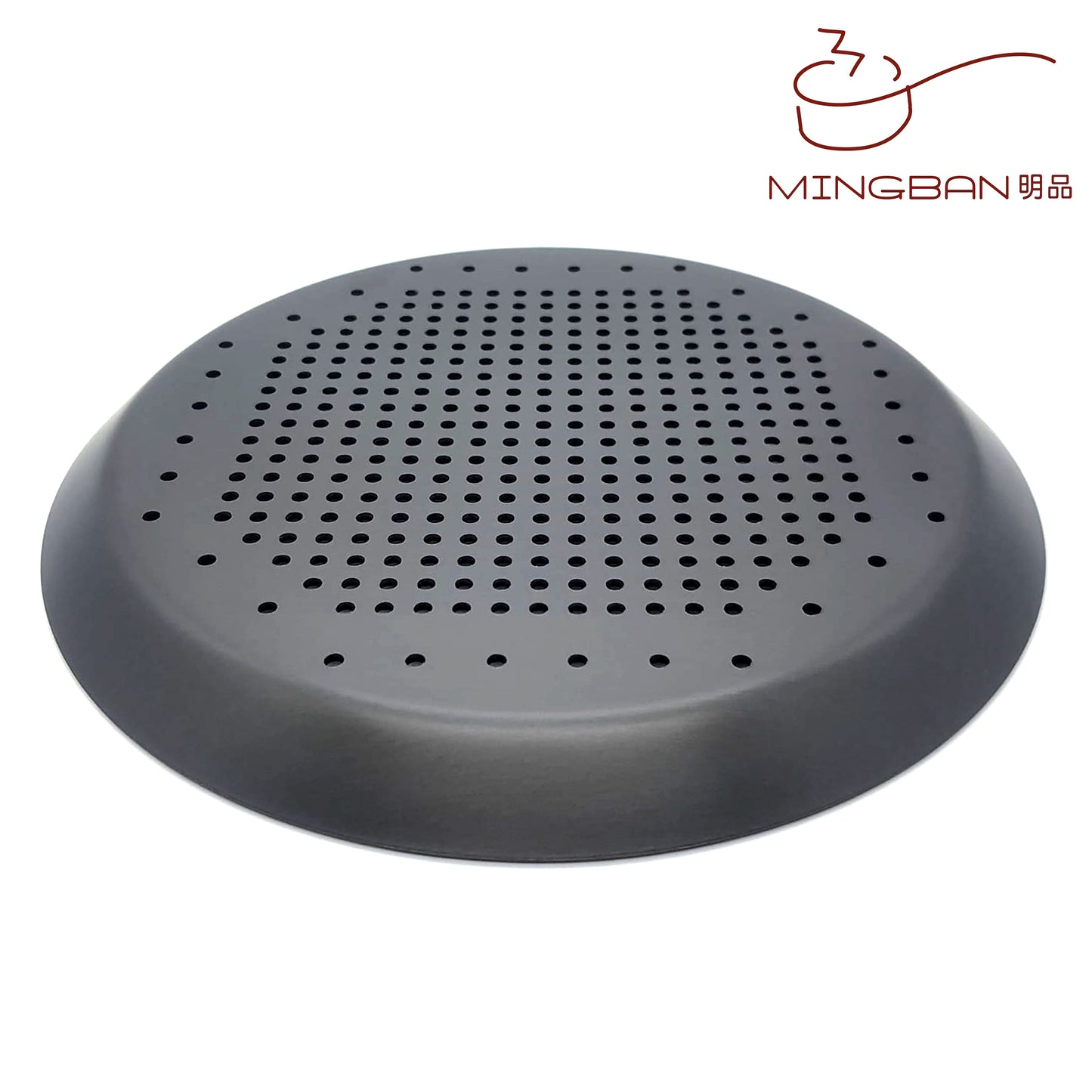 Round Shaped Perforated Pizza Pan (Hard Anode)