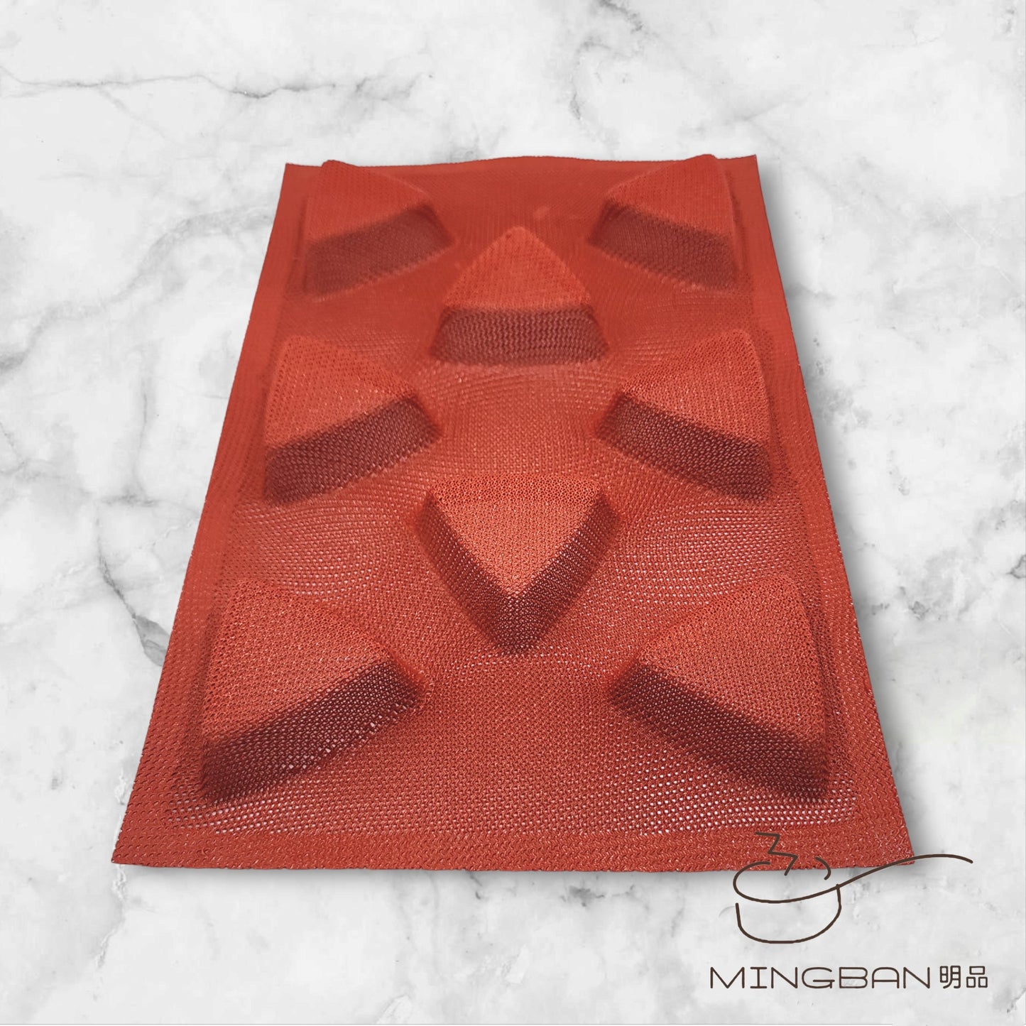 Non-Stick Perforated Fiberglass Triangular Bread Form