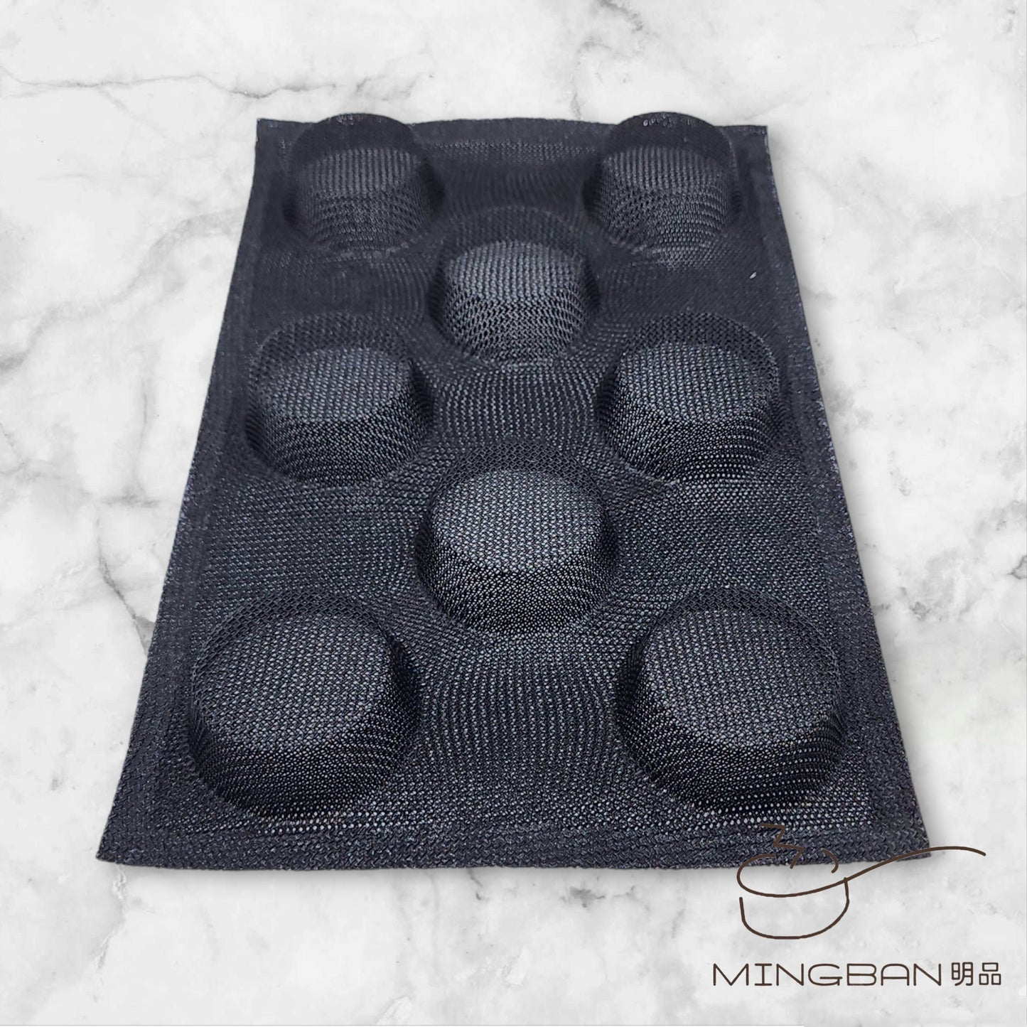 Non-Stick Perforated Fiberglass Round Bread Form (Black)