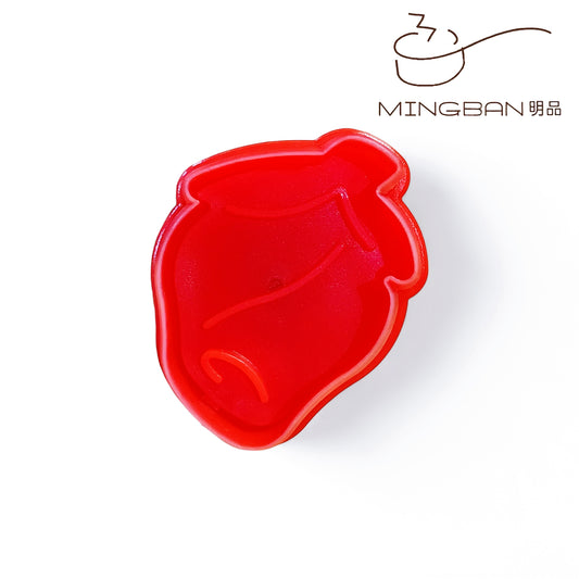 3D Plastic Press Cookie Mold - Strawberry