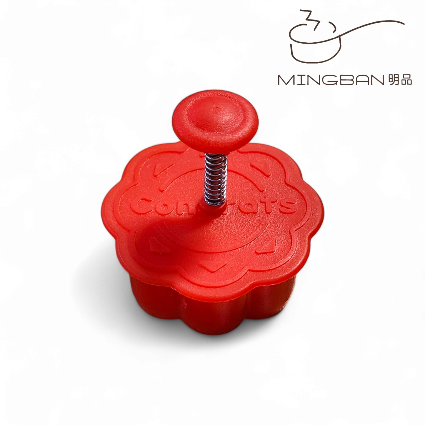 3D Plastic Press Cookie Mold - Congrats