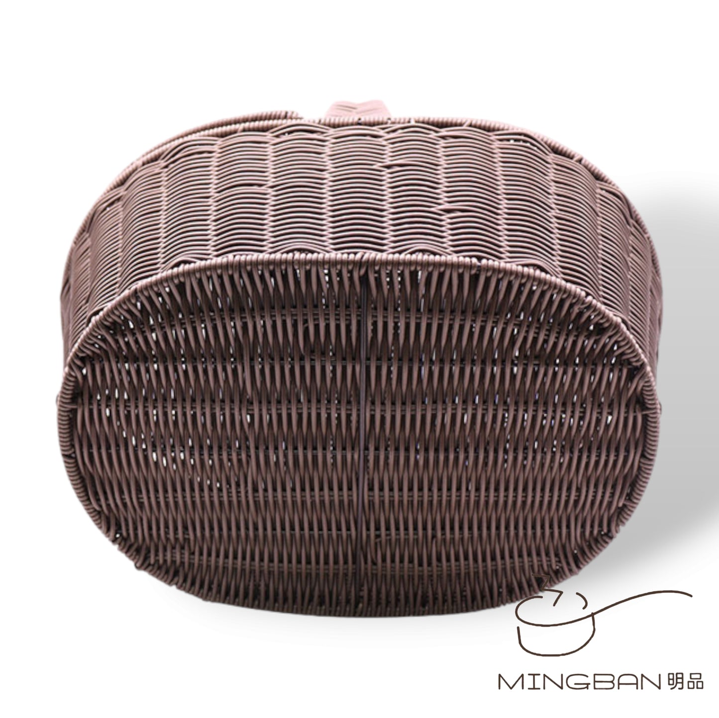 Handwoven PP Imitation Rattan Woven Picnic Basket