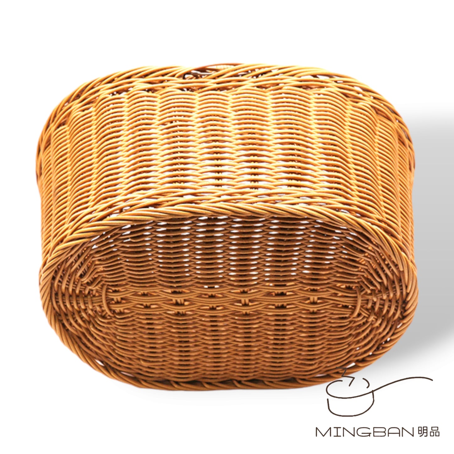 Handwoven PP Imitation Rattan Woven Picnic Basket