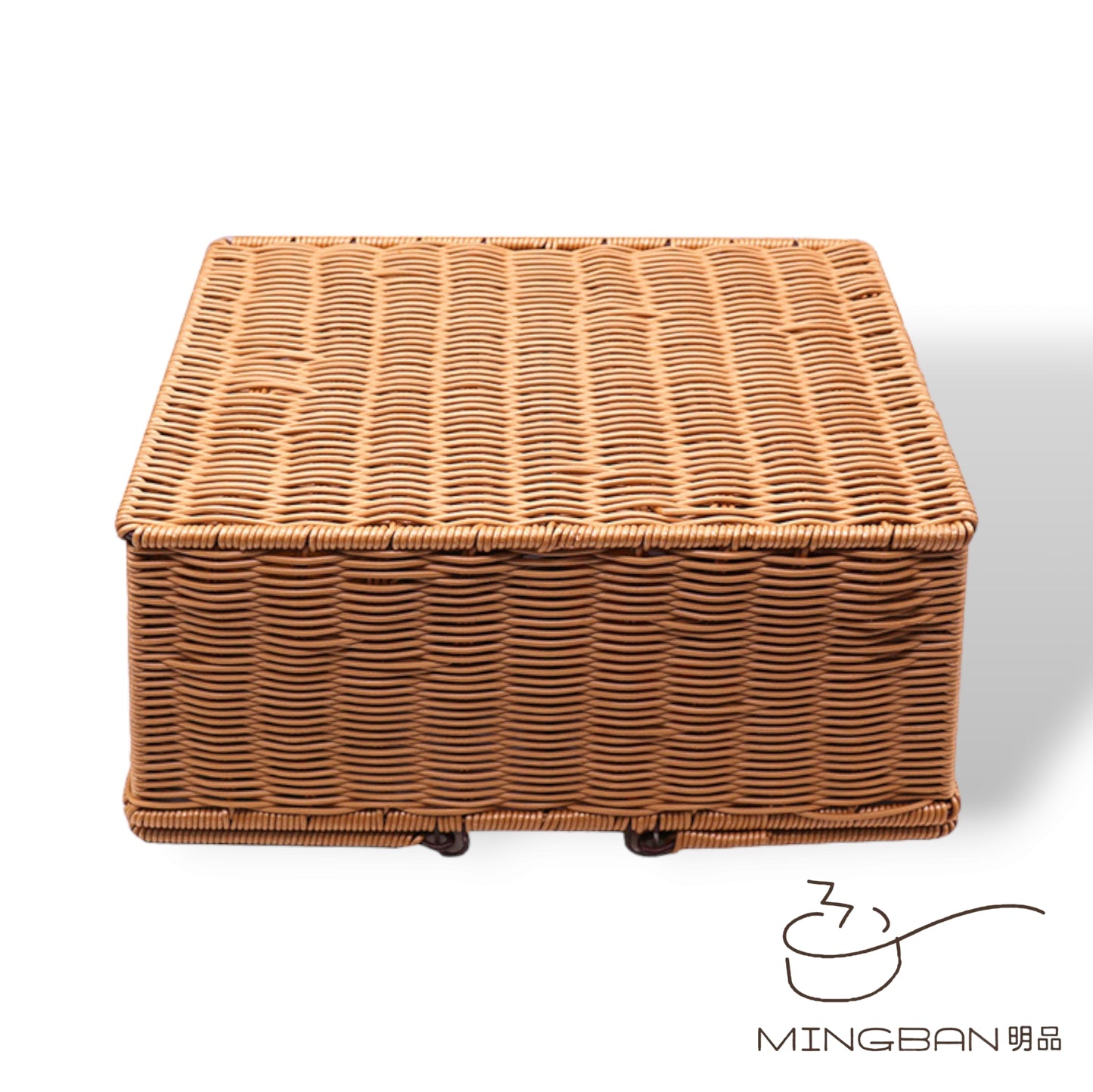 Handwoven PP Imitation Rattan Woven Picnic Basket