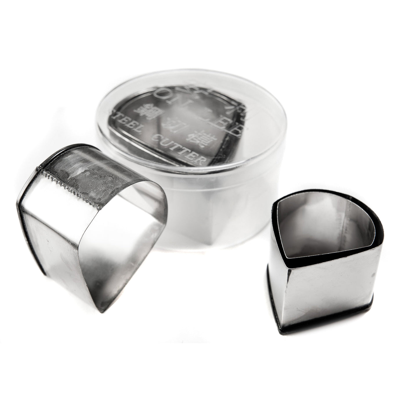 RAIN DROP SHAPE STAINLESS STEEL CUTTER (SET OF 6PCS)