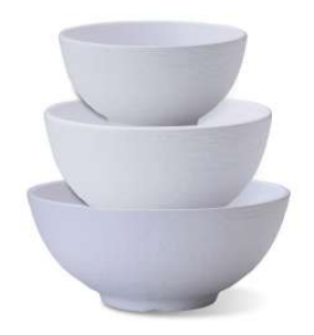 Melamine Rice Bowl (White)