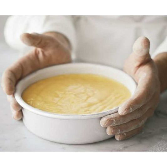 4-inch tall round cake mold (solid base/anode)