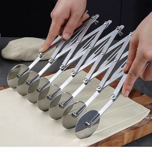 Extendable Plain Wheel Dough Cutter (5 Wheels / 7 Wheels)