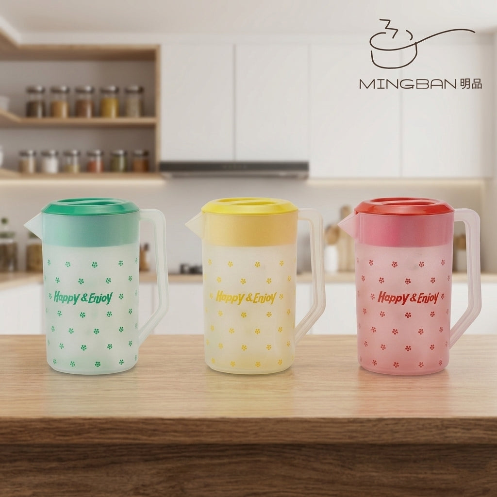 Plastic Pitcher (Red/Yellow/Green)