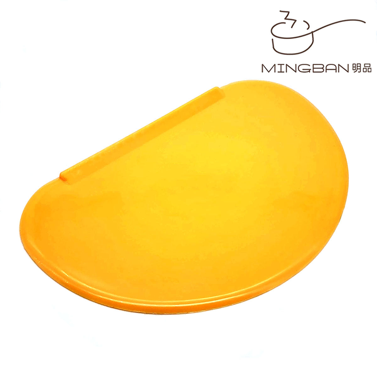 Semi-circular rubber scraper (orange)