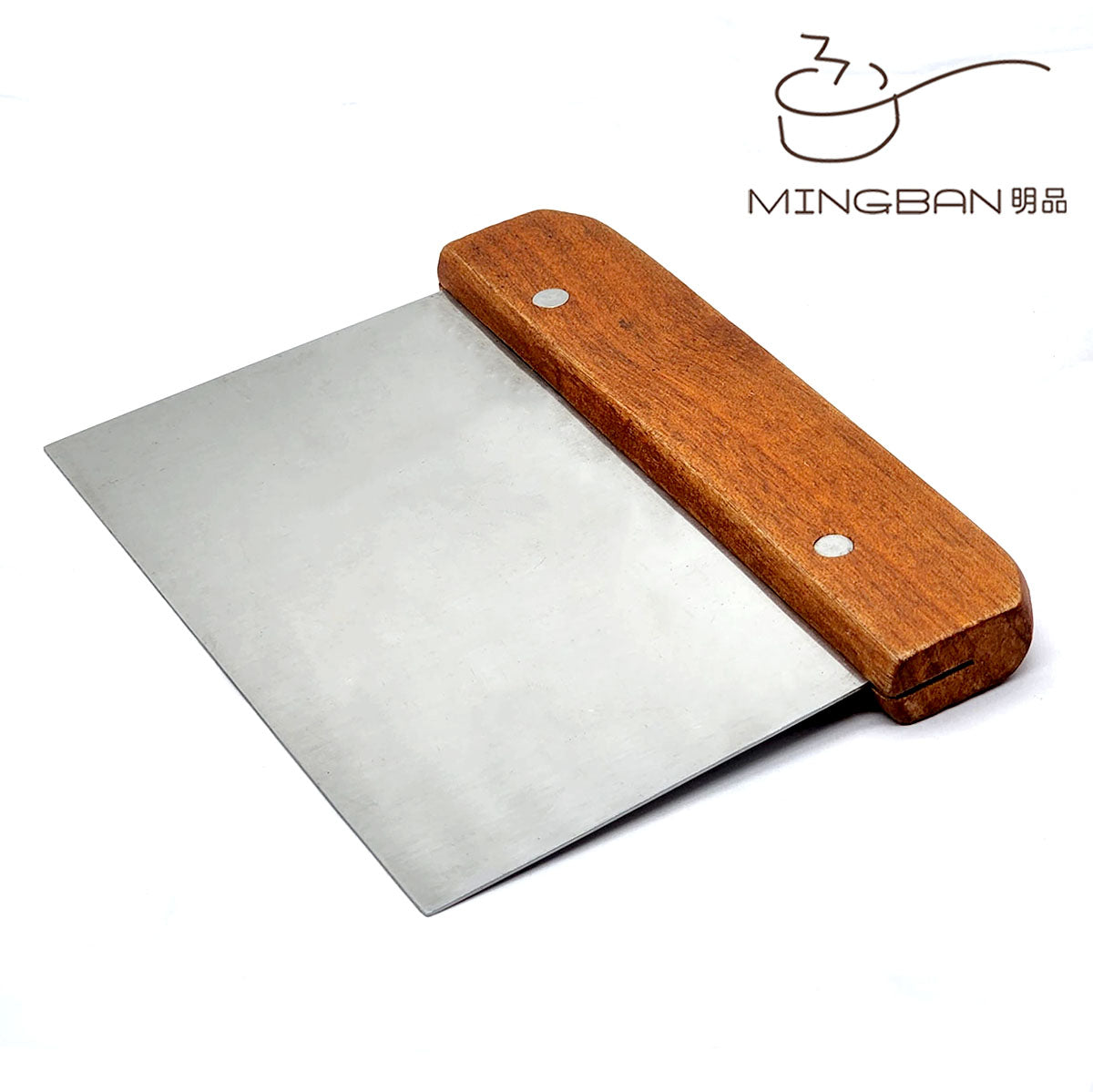 Stainless steel wooden handle scraper