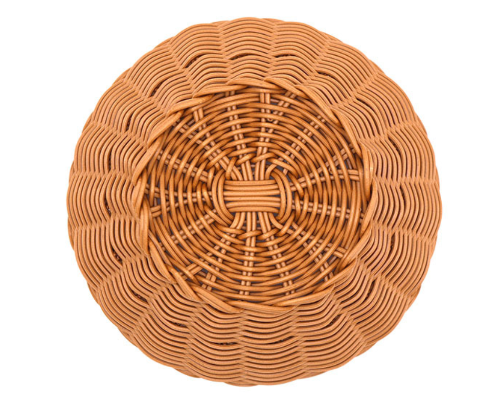 手工編織 PP 仿藤編織小吃籃