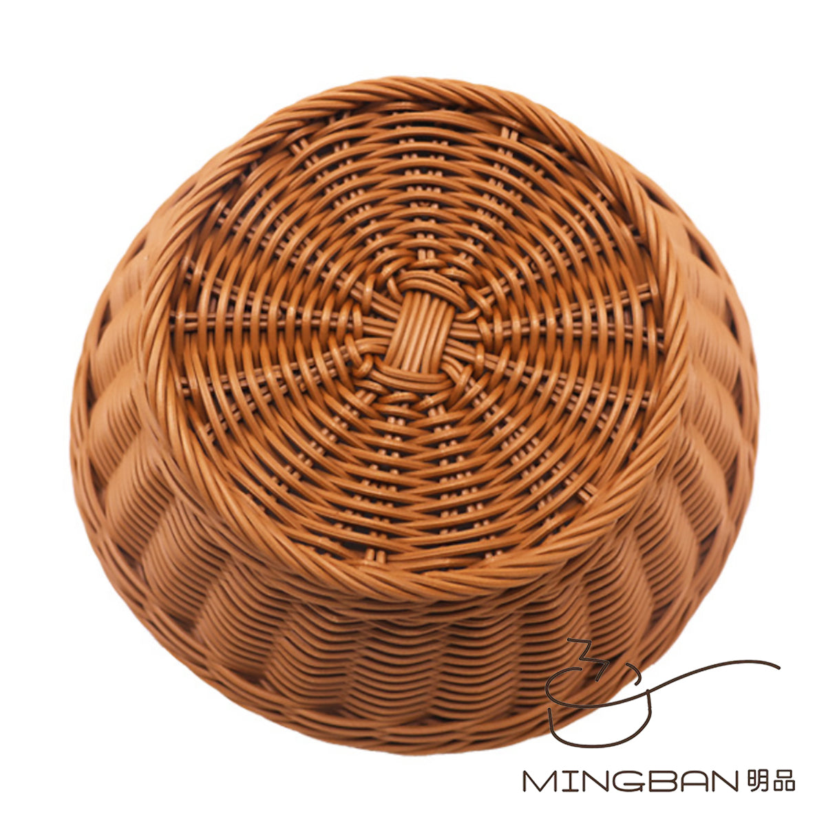 Hand-woven PP imitation rattan woven bread basket