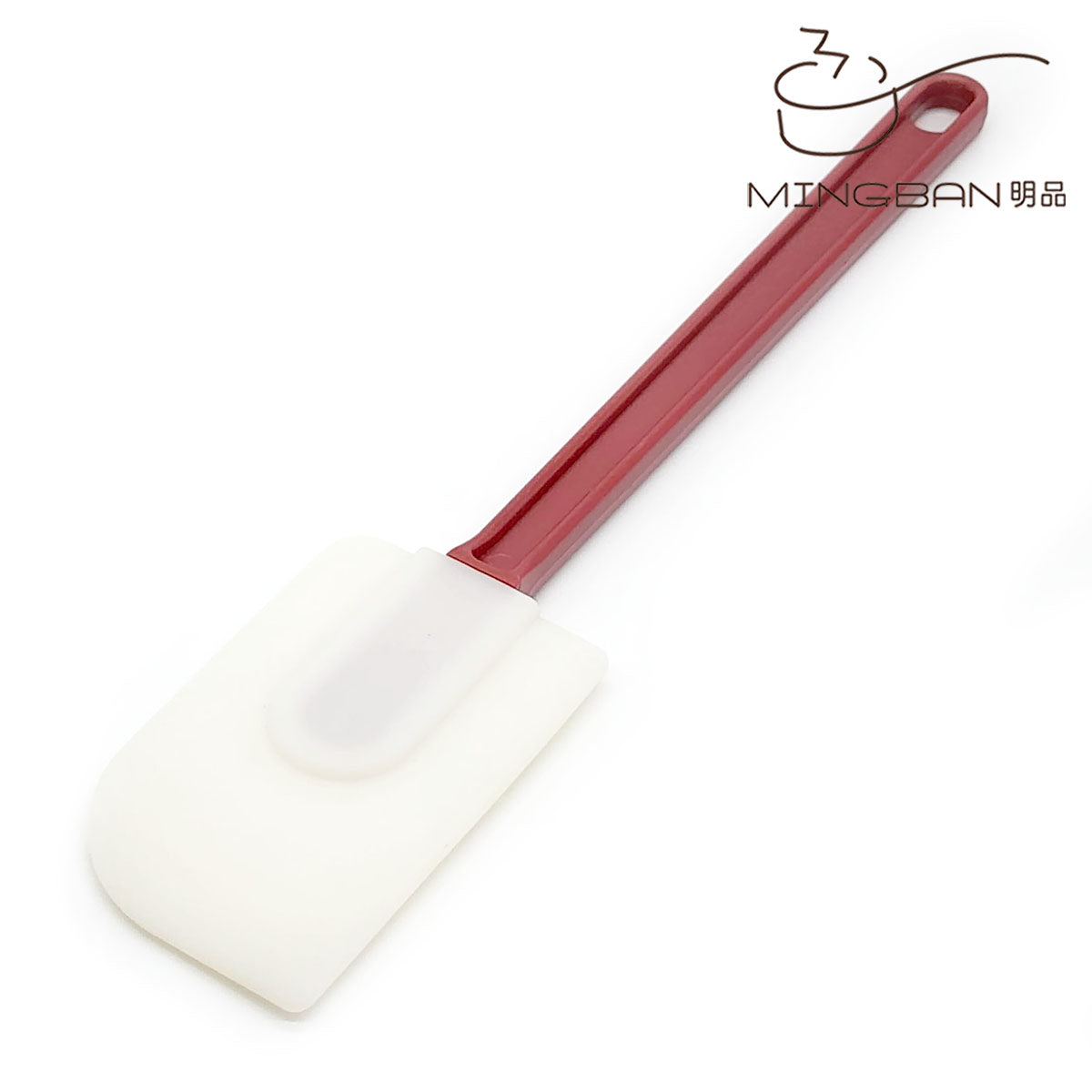 Silicone spatula (red rubber handle)
