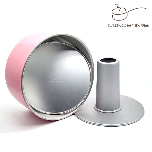 Round cake mold (pink) #Chiffon cake mold