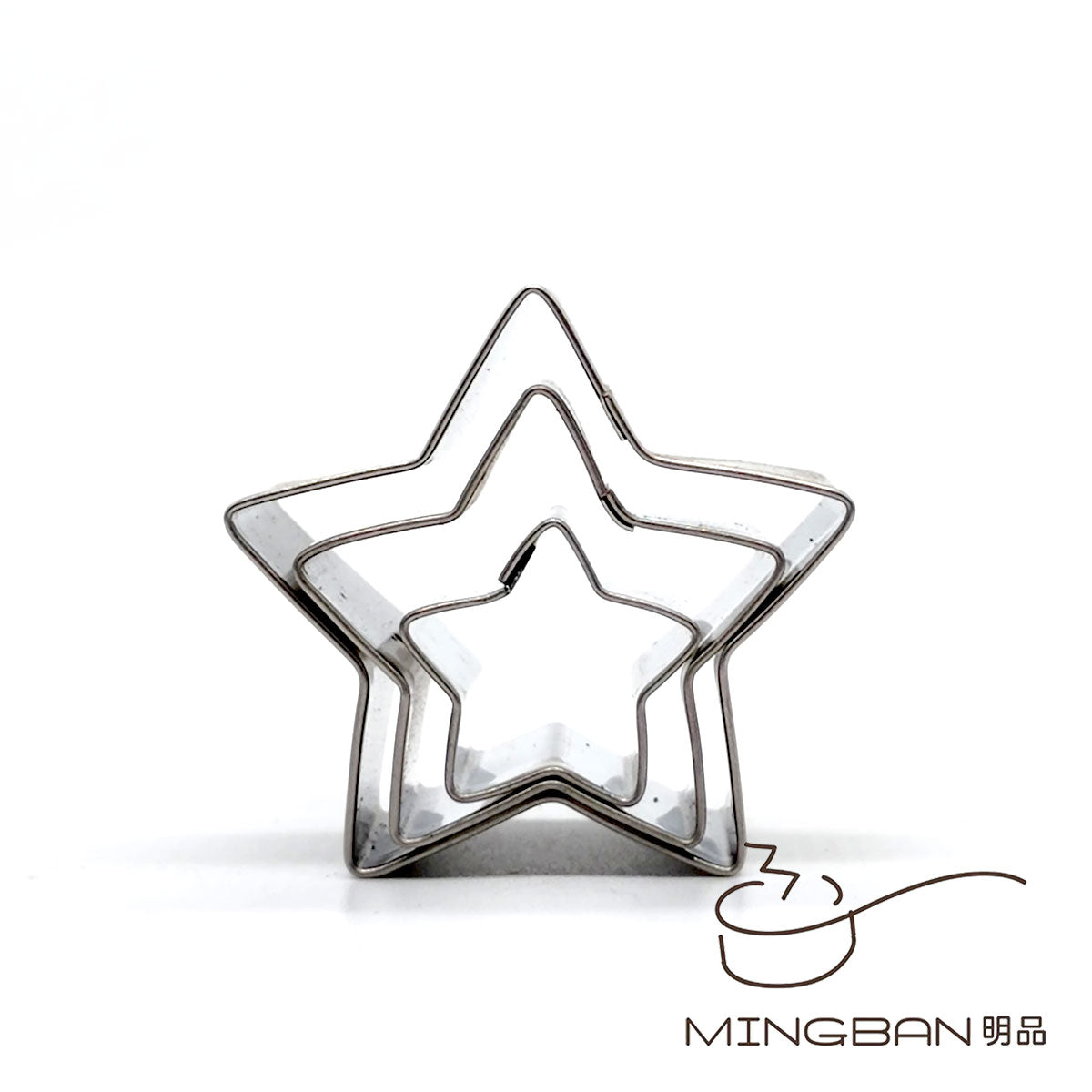 Mini Star Stainless Steel Cutter (3-Pack)