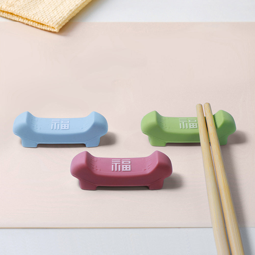 Baby Grade Silicone Chopstick Holder (Fu/Cow)