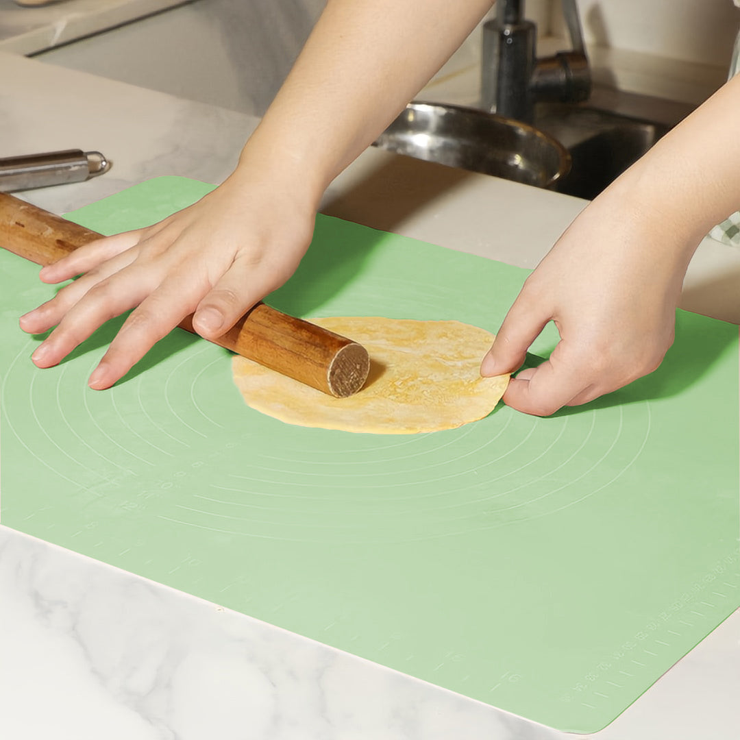 食品級矽膠花形扣揉麵墊