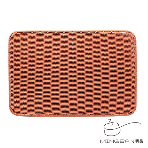 Hand-woven PP imitation rattan woven mat