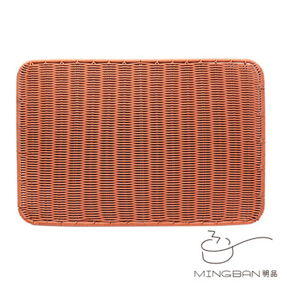 Hand-woven PP imitation rattan woven mat