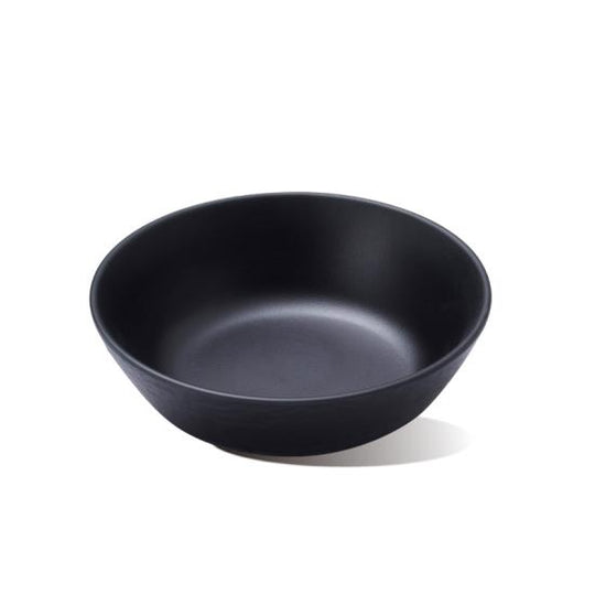 5.5" rock pattern round bowl (black)