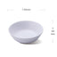 5.5" rock pattern round bowl (white)
