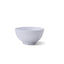 Rock pattern rice bowl (white)