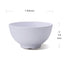 Rock pattern rice bowl (white)
