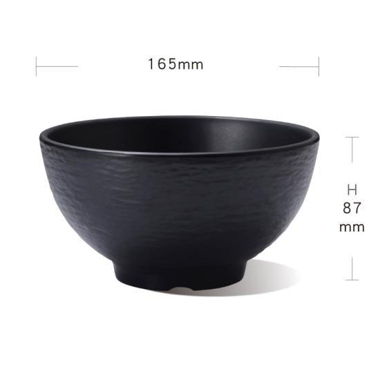 磐石紋小碗 (黑色)
