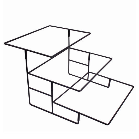 Three-layer bread basket iron frame (for placing PP imitation rattan woven rectangular basket)