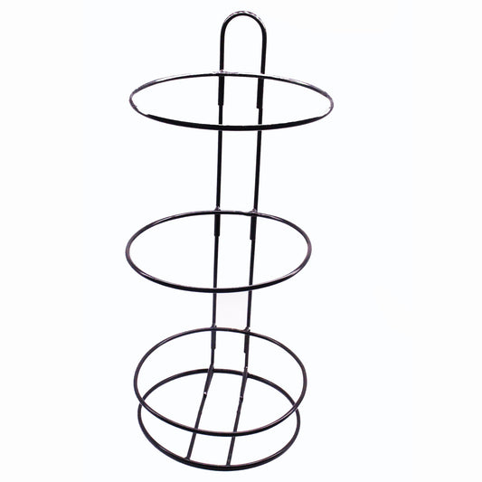 Three-layer bread basket iron rack (for placing round baskets)