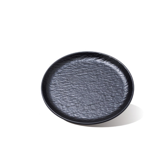 8" Iwate Stone Pattern Plate (Black)