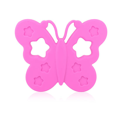 Baby soothing molar teether silicone massage teether-Butterfly