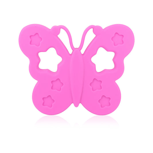 Baby soothing molar teether silicone massage teether-Butterfly