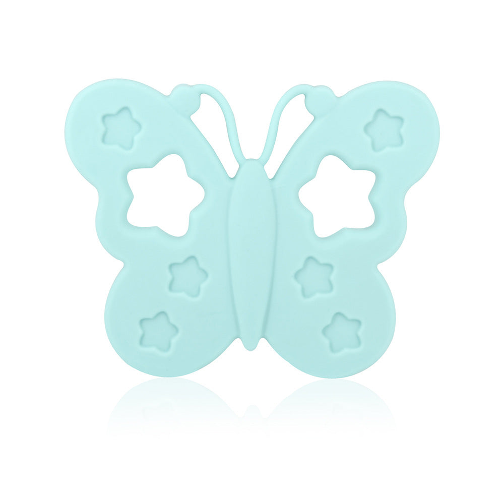 Baby soothing molar teether silicone massage teether-Butterfly
