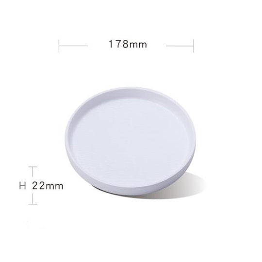 Rock pattern straight disc (white)