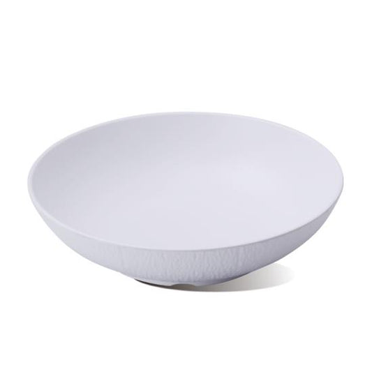 10" Iwate Stone Pattern Salad Bowl (White)