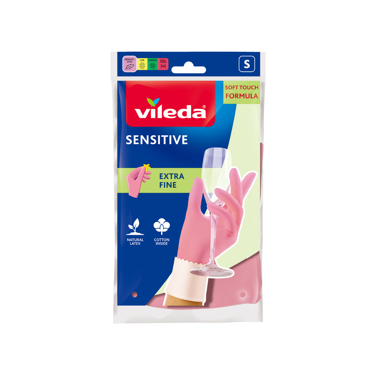 微力達 - 乳膠絨裡輕巧手套 (細/中/大)