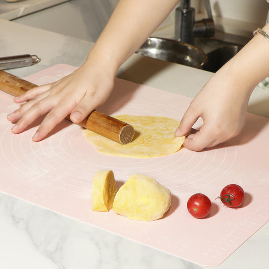 Food Grade Silicone Flower-Shaped Buckled Baking Mat