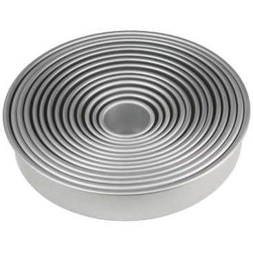 3-inch tall round cake mold (solid base/anode)