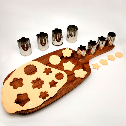 Stainless Steel Flower Shaped Cutter (4pcs)