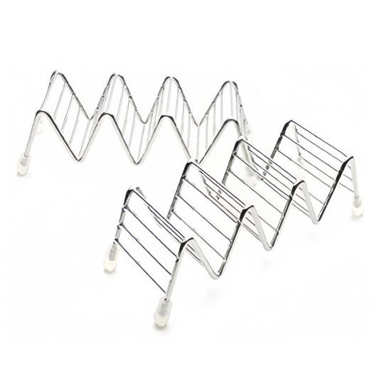 Taco Holder Stand Rack with Plastic End Protector Caps