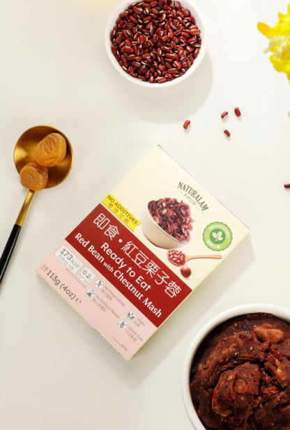 Ready to Eat Red Bean with Chestnut Mash 4oz