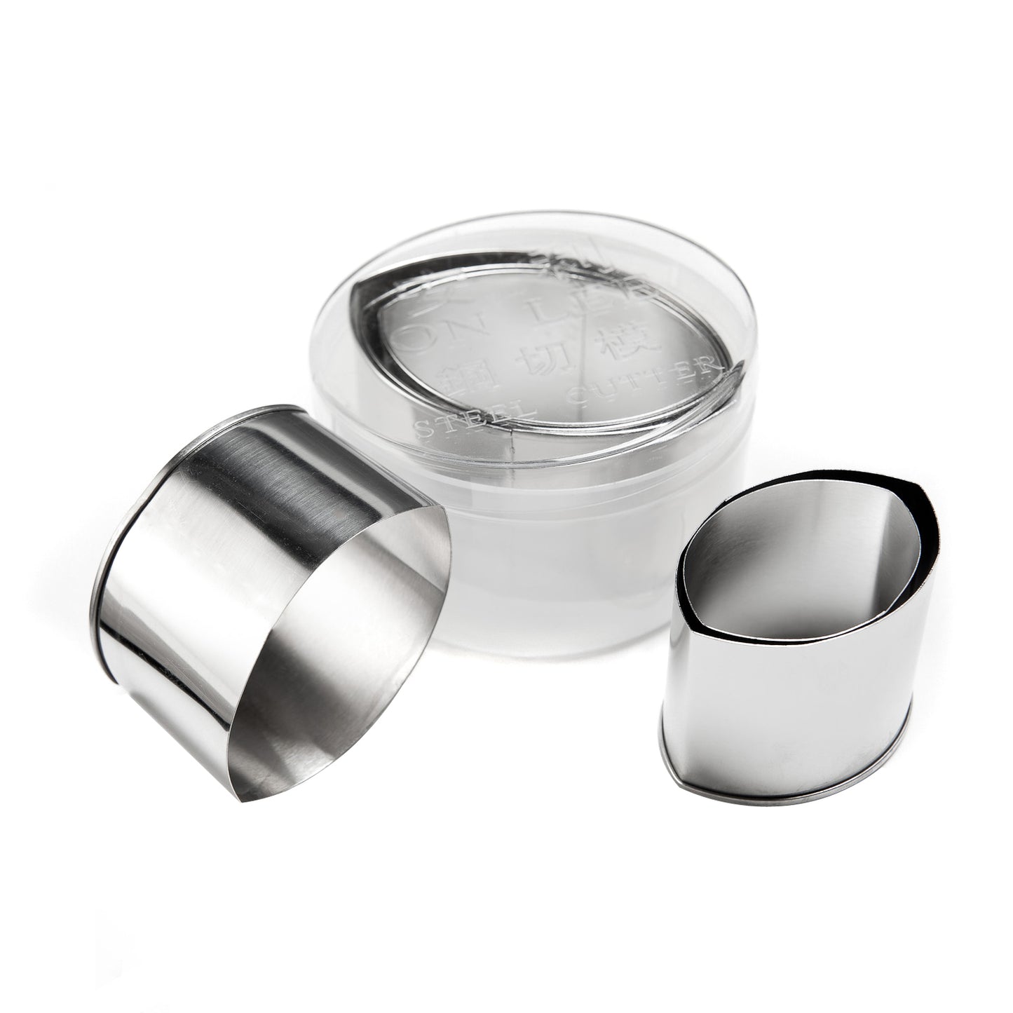 橄欖球形不銹鋼切割器 (直邊)(6個裝)